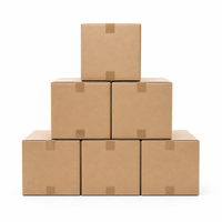 Boîtes de transport en carton ondulé recyclables, boîtes d'emballage en papier kraft sur mesure, boîtes de rangement en carton