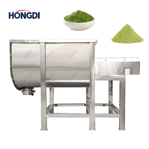 Mélangeur horizontal à double ruban en acier inoxydable durable de type U avec pompe moteur pour le mélange de riz, aliments secs, poudres et produits chimiques 1600L - Product Image 1