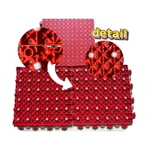 Chống trượt Polypropylene bị đình chỉ gạch trong nhà ngoài trời thể thao sàn đa mục đích PVC và vinyl Sản xuất tại Trung Quốc - Product Image 3