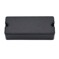 Penutup Pickup Bass Senar 4/5/6 Penutup Pickup Bass 2 Lubang Penutup Pickup ABS Solid 88.8/101.3/114Mm Hitam