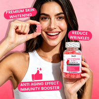 Dromaka OEM Marque Privée Gommes Éclaircissantes Anti-Âge Antioxydantes Stimulantes Immunitaires 60 unités 13-en-1 Vitamine C L-Glutathion