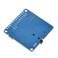 Module de lecture sonore vocale, module de lecteur MP3, carte amplificateur de classe D avec déclenchement I/O UART, 5W, stockage 8M, carte SD/TF, DY-SV8F