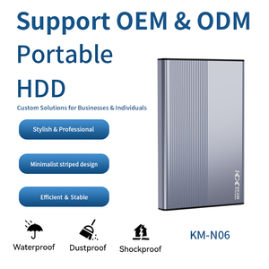 ฮาร์ดดิสก์ภายนอก Type C USB 3.0 HDD แบบพกพา250GB 320GB 500GB 1TB 2TB ฮาร์ดไดรฟ์แบบพกพาสำรองความปลอดภัยสองเท่า - Product Image 2