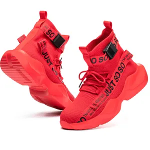 Botas <span class=keywords><strong>de</strong></span> Seguridad con Punta <span class=keywords><strong>de</strong></span> Acero para <span class=keywords><strong>Mujer</strong></span> JIANKUN, Antideslizantes, con Punta Compuesta, Ligeras, Antideslizantes, para Trabajo y Oficina - Product Image 1