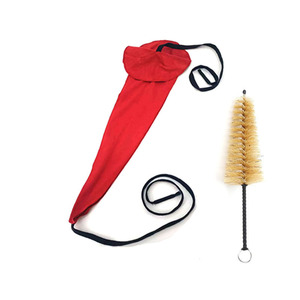 Cepillo y paño de limpieza para instrumentos de saxofón; accesorios para el cuidado del saxofón. - Product Image 4