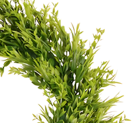 Vente en gros de guirlande suspendue de simulation de plante artificielle, herbe, fleur artificielle pour décoration de jardin intérieur et extérieur