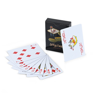 Custom Playing Cards Black Core Embossed Rounded Corners For Chess Card Games <b>Entertainment</b> Equipment - Product Image 2