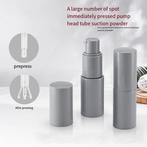 28g vide <span class=keywords><strong>blanc</strong></span> emballage cosmétique corps paillettes poussière bouteille de pulvérisation de poudre en <span class=keywords><strong>plastique</strong></span> 1oz talc bouteille de poudre en vrac - Product Image 5