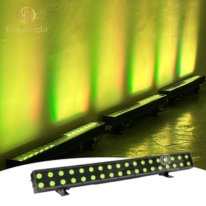 ไฟ LED แบบเส้น DMX512 อะลู<span class=keywords><strong>มิ</strong></span><span class=keywords><strong>เนียม</strong></span> ไฟสโตรบแบบพิกเซล ไฟวอช LED 36x20w สำหรับตกแต่งผนัง - Product Image 1