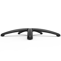 Pièces de base de chaise de bureau fer acier 5 cinq étoiles cadre de meubles chromé base de jambes de chaise d'ordinateur pour chaises pivotantes