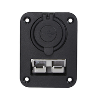 Connecteur de montage sur panneau avec connecteur SB 50A et prise USB, connecteur de type prise avec accessoire automobile
