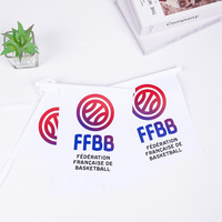 Guirlandes de drapeaux colorés durables et imperméables à bas prix pour une ambiance festive, avec logo personnalisé imprimé, taille personnalisable