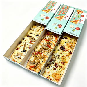 Scatole per Pizza Singole con Manico, Laminazione Opaca e Rivestimento UV, Riciclabili e Personalizzabili per Facile Trasporto e Comodità del Cliente - Product Image 2