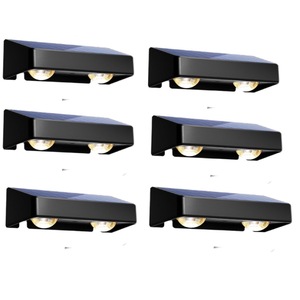 Lampe murale solaire LED d'extérieur Hua Enxing, coque en plastique étanche pour l'éclairage des cours et des couloirs - Product Image 3