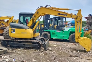 Le Japon a utilisé la mini excavatrice PC78US de KOMATSU travaux de construction bonne représentation à Shanghai en vente - Product Image 2