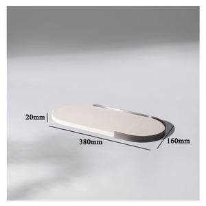 <span class=keywords><strong>Plateau</strong></span> à fruits secs personnalisé de luxe avec cadre en métal transparent, <span class=keywords><strong>plateau</strong></span> à fruits secs, sac à haricots, service à thé chinois, ensemble de tasses, plateaux de service - Product Image 5