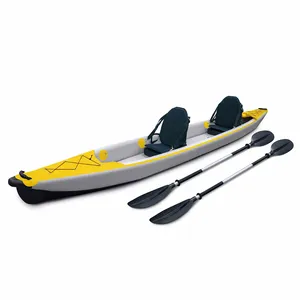 Hot Sale Top Quality Good Price Drop Stitch +PVC Inflatable Kayak 2 Person for Sale