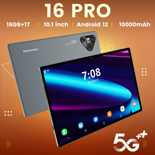 2025 New Arrival 2K Oem 16GB+1TB Android 12.0 Octa Core 2 in 1 Gaming Tablet PC