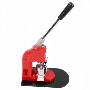 Precio Especial: Máquina de Chapas Redondas Manual Personalizada SAGER Roja con Riel Deslizante, Materiales de Aluminio y Plástico, 1 Año de Garantía - Product Image 5
