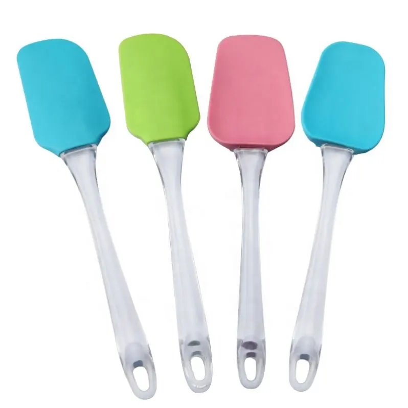 Promotional Gifts Non-stick silicone spatulas, Kitchen Cooking Silicon Spatula with Plastic Handle