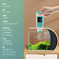 Analyseur de qualité de l'eau YY-1070 7 en 1 pour piscine, testeur professionnel de chlore, pH, sel/ORP/TDS/EC/FAC, spa, source chaude, CL
