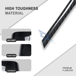 Pour Subaru BRZ ZD8 2022 et Toyota GR86 ZN8, garniture de tableau de bord côté passager en fibre de carbone sèche de style OE, LHD - Product Image 2