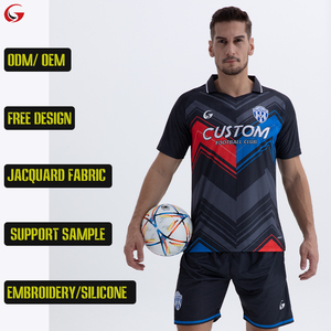 Bán Buôn Tùy Chỉnh Miễn Phí Thiết Kế Bóng Đá Kit Đội Áo Thoáng Khí Nhanh Chóng Khô Thân Thiện Với Môi Vải Toàn Bộ Đồng Phục Bóng Đá Z25854 - Product Image 1