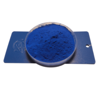 Revêtement en poudre polyester thermodurcissable série bleue pour application par pulvérisation sur équipements industriels, peinture marine et projets métalliques intérieurs
