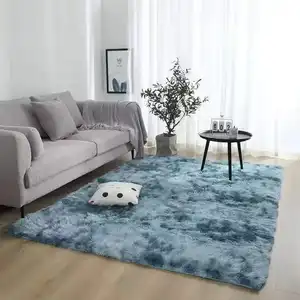 Lujo y piel sintética suave alfombra cordero blanco alfombra cama habitación sofá alfombra