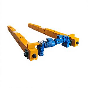 เครนเหนือศีรษะแบบคานเดี่ยวขนาด 1 ตัน 2 ตัน 3 ตัน และ 5 ตัน พร้อมรอกไฟฟ้าแบบยุโรป ควบคุมด้วยรีโมท มอเตอร์ และเกียร์ท้ายราง - Product Image 1