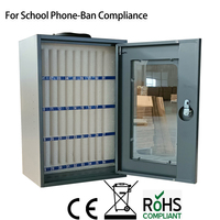 Casier de rangement pour téléphones portables en gros, 25, 30, 32, 36, 38 emplacements, avec serrure à combinaison en acier, armoire portable pour écoles