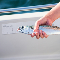 Woowave 2026 Meilleure vente Règle de mesure de poisson en EVA autocollante étanche pour la marine, autocollant de mesure pour yacht, bateau, kayak, accessoires de pêche