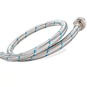 Заводская Цена плетеный шланг кухонный кран, гибкий Сантехнический плетеный шланг из нержавеющей стали Соединительная труба - Product Image 4