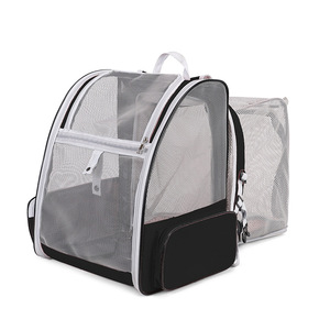 Factory direct supply of <b>cat</b> carriers, pet bags, portable <b>backpacks</b>, comfortable, breathable, expandable, and foldable pet bags. - Product Image 1