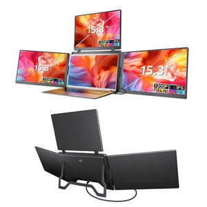 Nouvel écran portable 15,3 pouces, 1 câble pour 3 écrans, moniteur triple écran, moniteurs LCD Type-C pour ordinateur portable - Product Image 1