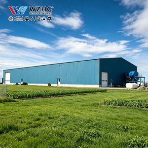 Construcción Metálica Comercial de 100x200 pies, Sostenible, de Gran Vano Libre, Resistente a la Corrosión, Proveedor, Resistente al Viento, Personalizado, Alta Rentabilidad - Product Image 1
