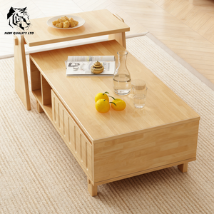 Table basse en bois, design moderne, fabriquée en Chine, prix bas, sur mesure, grand stock disponible, prête à être expédiée, meubles de salon. - Product Image 3