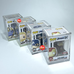 Shp Chất Lượng Cao Rõ Ràng Acrylic 4Inch Hộp Funko Pop Người Lạ Những Điều-Steve Vinyl Hình Với Mạnh Mẽ Nam Châm Top Nắp Bảo Vệ Trường Hợp - Product Image 5