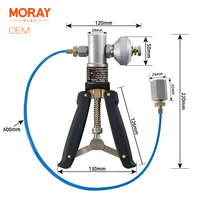Calibrateur de pression manuel Moray MEZ4002 en acier inoxydable pour mesures pneumatiques – Pompe manuelle d'étalonnage de pression