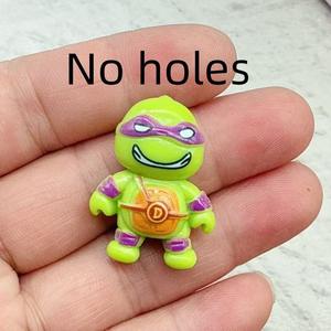 Charmes en résine HP0150, mignons et doux, tortues mutantes, pendentifs, dessins animés pour enfants, anime, fabrication de bijoux DIY, fournitures artisanales, accessoires - Product Image 6