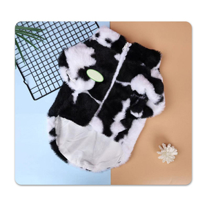 Abrigo para Perro Teddy con Logotipo Personalizado, Ropa para Mascotas de Otoño Invierno con Forro Polar, Chaqueta Gruesa, Estampado Suave y Cálido - Product Image 5
