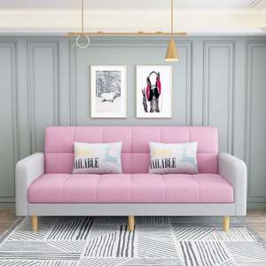 เตียงโซฟาผ้าเทคโนโลยีพับได้หนึ่งห้องนอนสำหรับแขกใช้งานคู่บ้านเช่าง่าย - Product Image 5