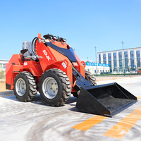 Mini-chargeuse compacte à livraison rapide, Euro 5 CE EPA, fabricant chinois, 900 kg, mini-chargeuse sur roues, mini-chargeuses agricoles