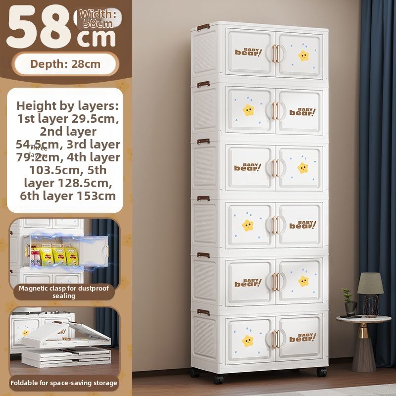 58.5 cm wide electroplated handle storage cabinet bb bear