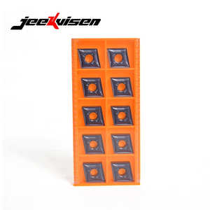 Jeekvisen CNMG120404-MP PVD Coated <b>Square</b> Shape Cutting <b>Tools</b> CNC Inserts for Hardened Steel Cemented Carbide Turning <b>Tools</b> Insert - Product Image 2