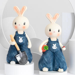 Décorations de <span class=keywords><strong>lapin</strong></span> mignon et créatif Witt, artisanat en résine de <span class=keywords><strong>lapin</strong></span> de dessin animé, décorations de <span class=keywords><strong>lapin</strong></span> de <span class=keywords><strong>navet</strong></span> de Pâques - Product Image 1