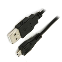 Kabel pengisi daya Data USB mikro 2.0 a ke mikro B, kabel pengisi daya Usb mikro 180 derajat ekstra panjang