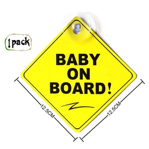 Baby aan boord Kinderen aan boord Letter Autosticker met verwijderbare lijm voor auto raamdecoratie - Product Image 5