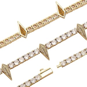 Collier en zircone cubique le plus vendu, élégant et étincelant, bijoux de mode pour femmes, adapté pour les mariages, les fiançailles et les fêtes - Product Image 5