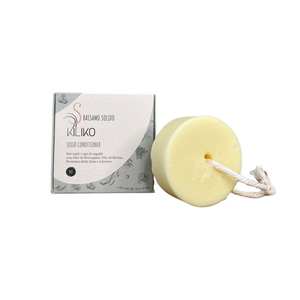 Balsamo Solido Kiliko con Olio di Borragine, Olio di Ricino, Proteine di Soia e Limone per Tutti i Tipi di Capelli, Idratante e Nutriente - Product Image 1